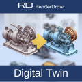 RenderDraw Digital Twin: 3D CAD Asset & Product Management for Manufacturers icon