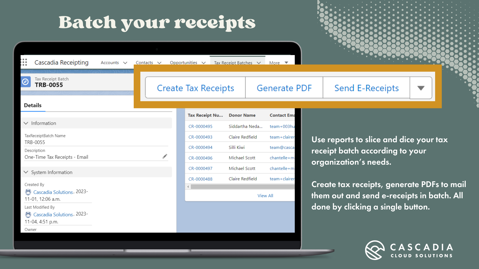 Donation Receipts and Acknowledgements for Nonprofits | Streamlined Tax Compliance | Salesforce AgentExchange screenshot 7