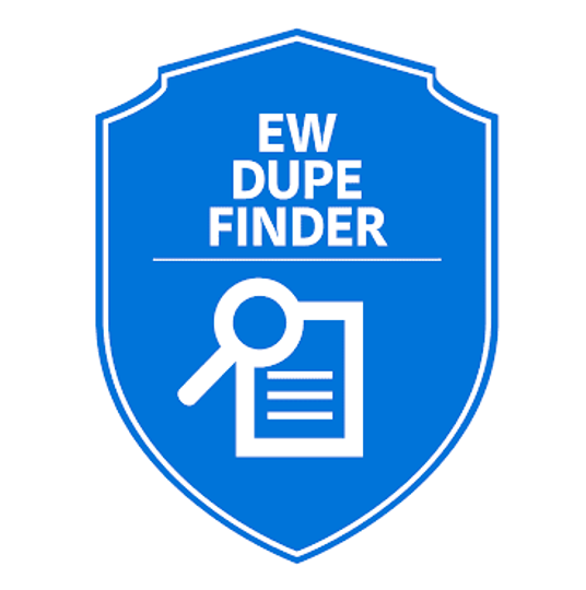 EW DupeFinder: Bulk Merge & Auto-Merge Duplicates in Salesforce icon