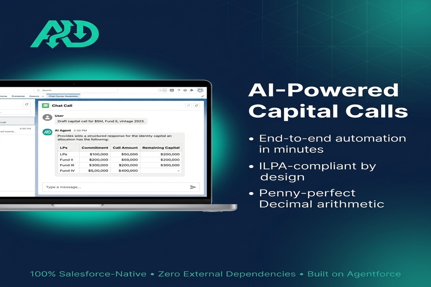Capital Call Automation for PE & VC | ILPA Compliance | Salesforce AgentExchange screenshot 3