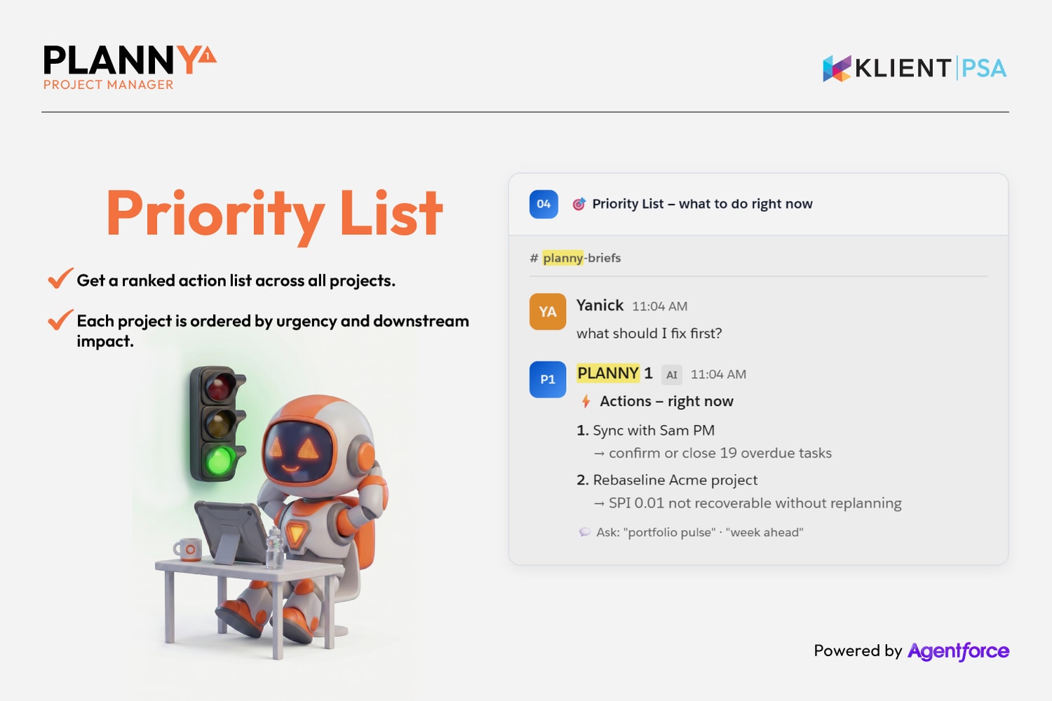 PLANNY1: Agentforce Agent for Project Briefs & Task Updates | Salesforce AgentExchange screenshot 7