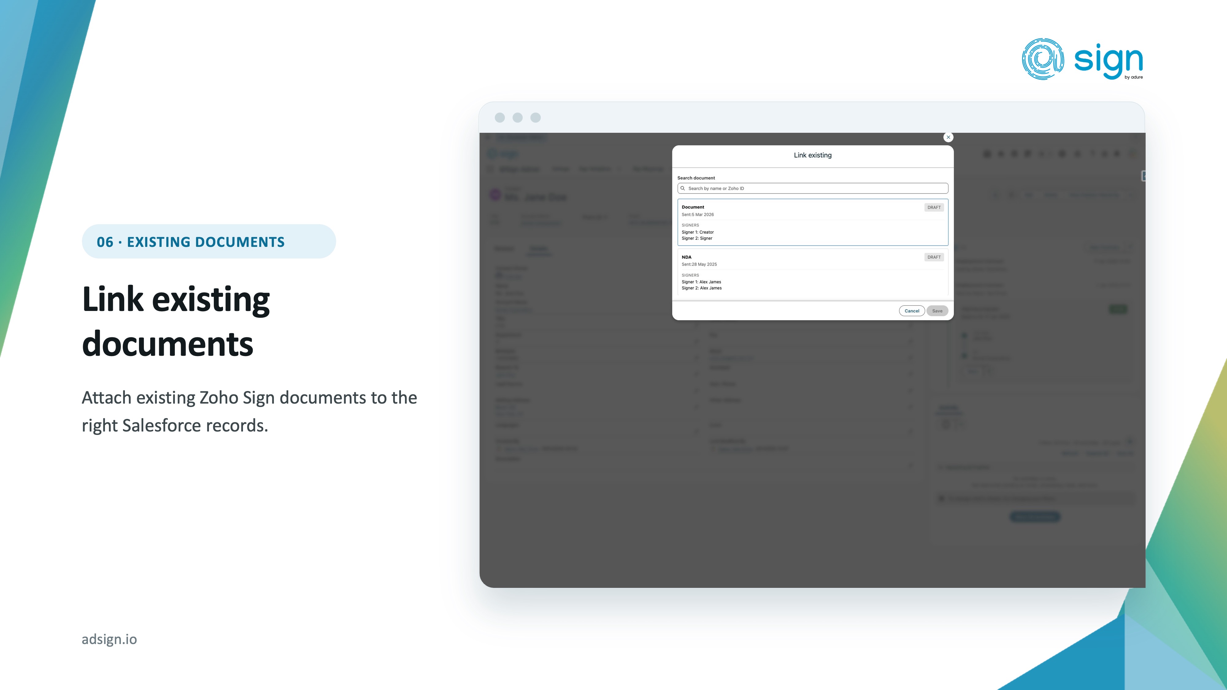Zoho Sign E-Signatures, Document Generation & Forms for Salesforce | Salesforce AgentExchange screenshot 13