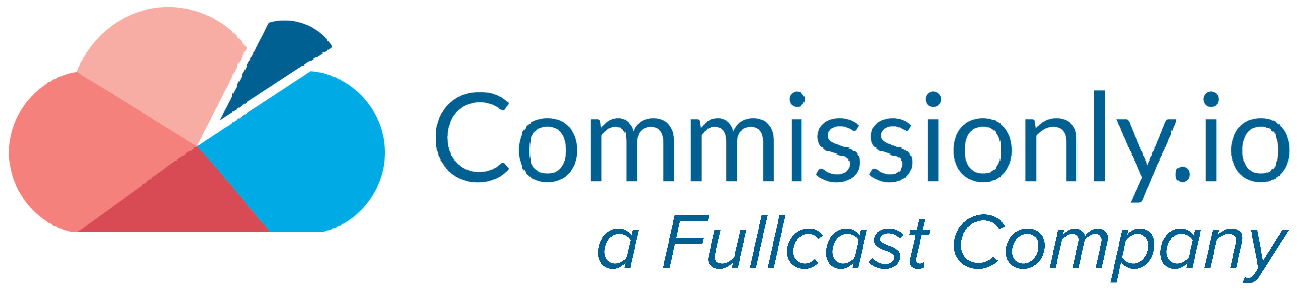 Commissionly, a Fullcast Company logo