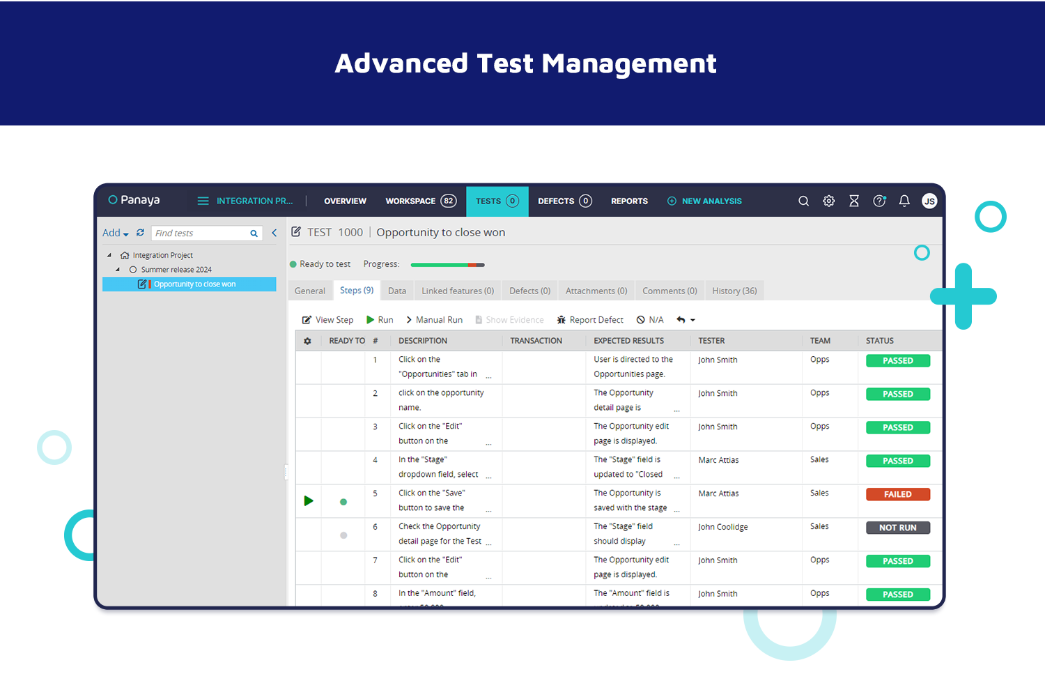 Streamline Test Management with cross-functional business process testing