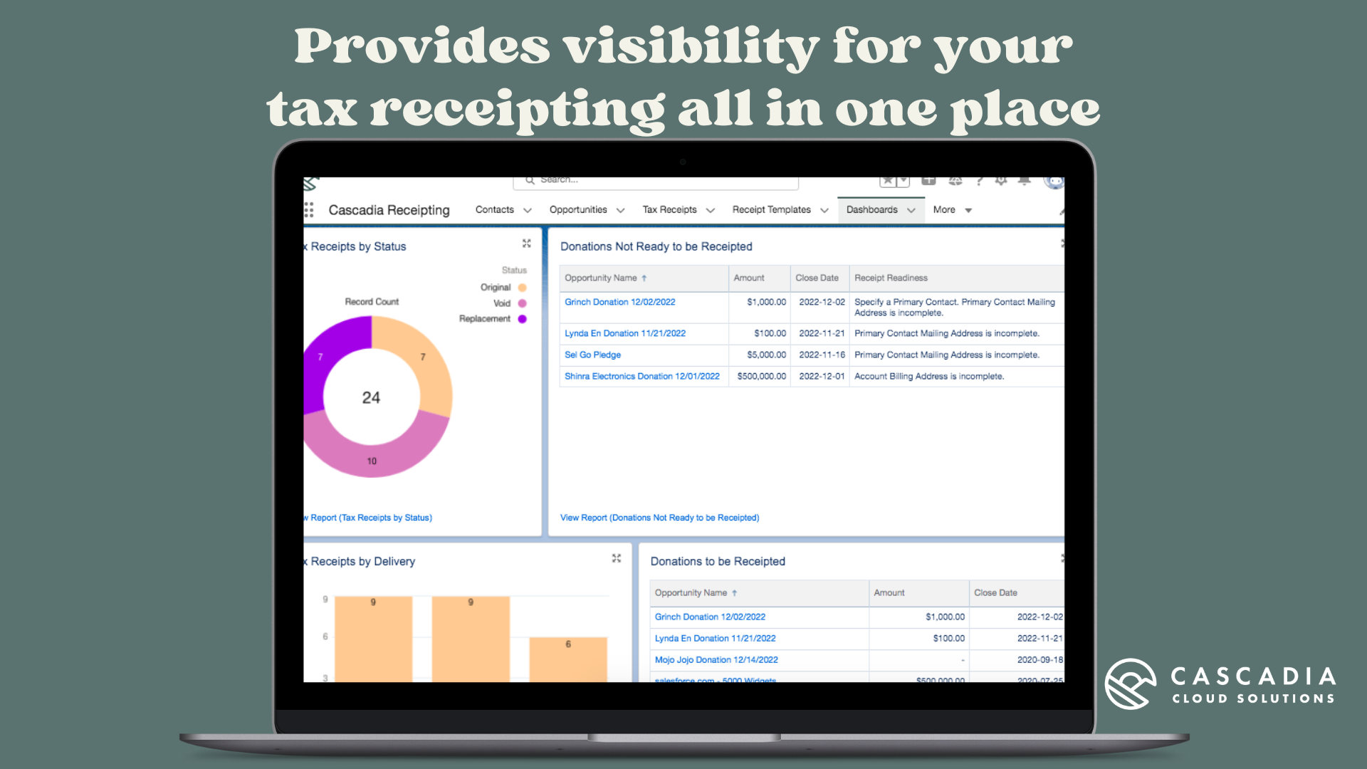 Donation Receipts and Acknowledgements for Nonprofits | Streamlined Tax Compliance | Salesforce AgentExchange screenshot 8