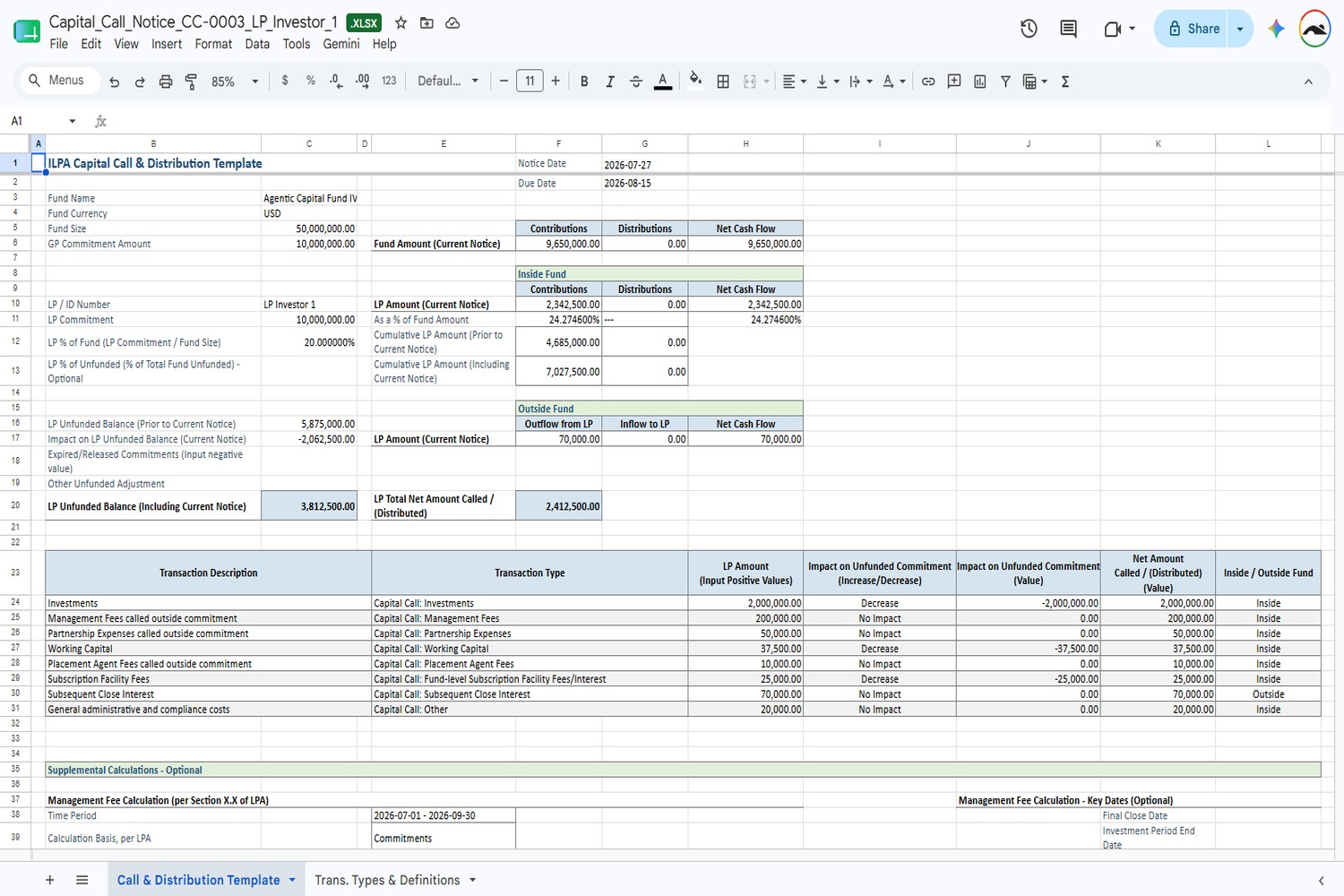 Capital Call Automation for PE & VC | ILPA Compliance | Salesforce AgentExchange screenshot 9