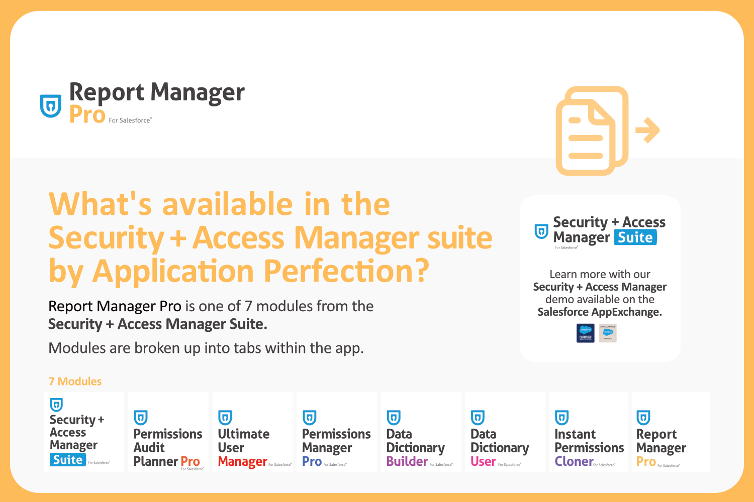 What is available in the full suite