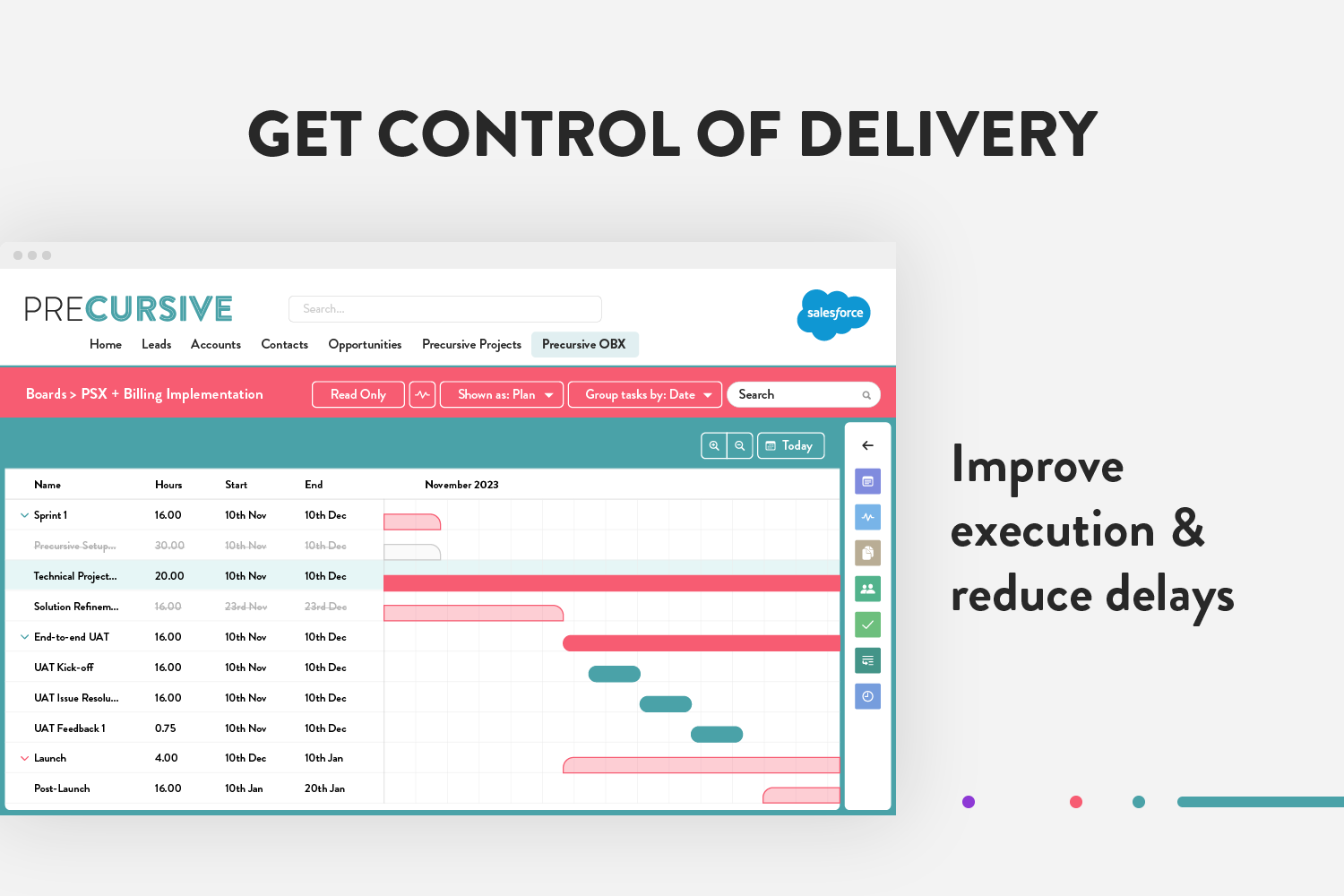 Improve Quality & Velocity of Project Delivery with Project Template That Align to Service Offerings