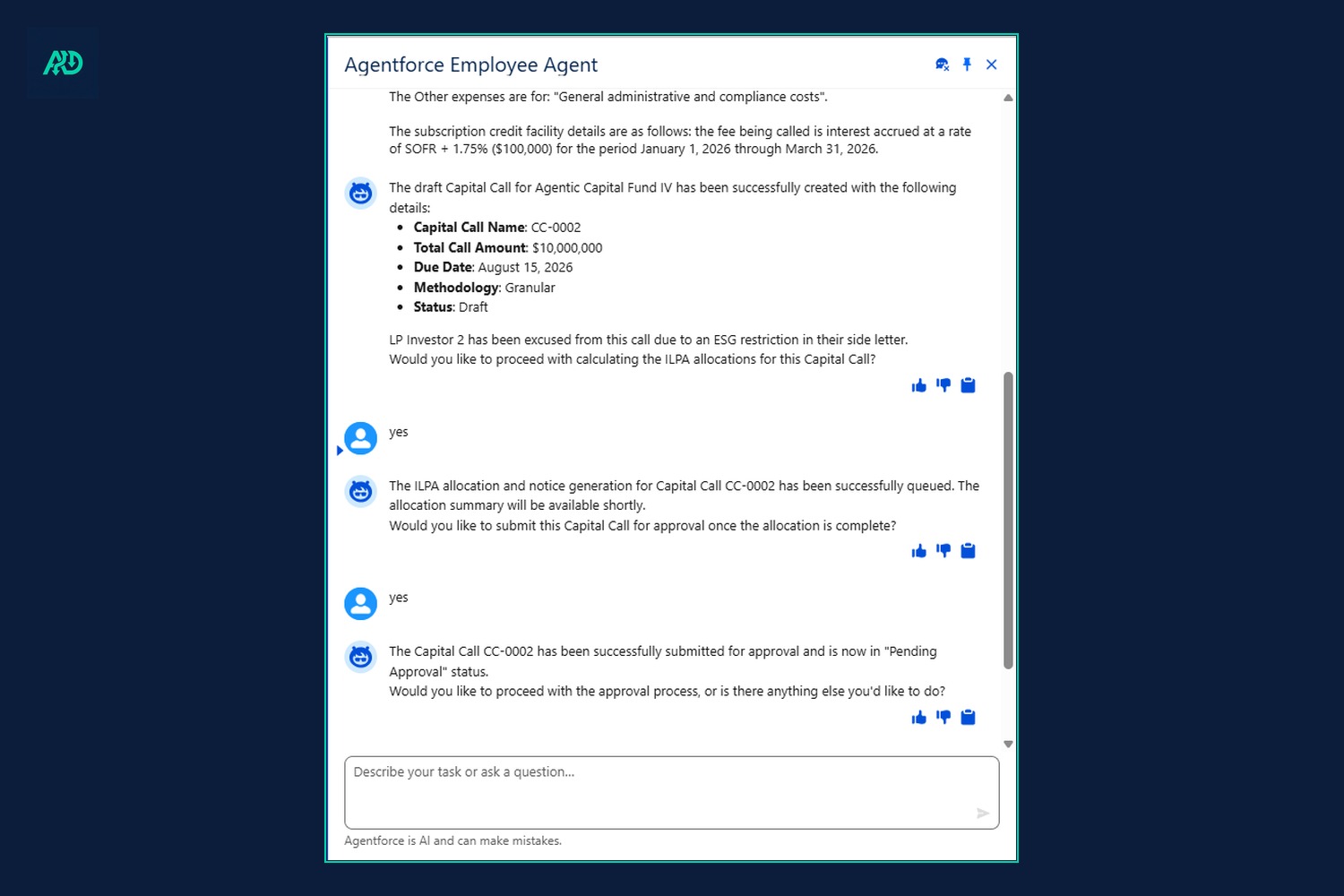 Capital Call Automation for PE & VC | ILPA Compliance | Salesforce AgentExchange screenshot 5