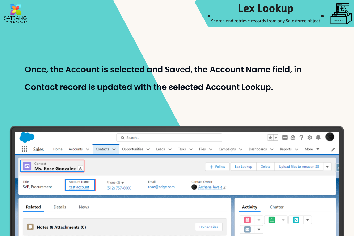 Updated Lookup field