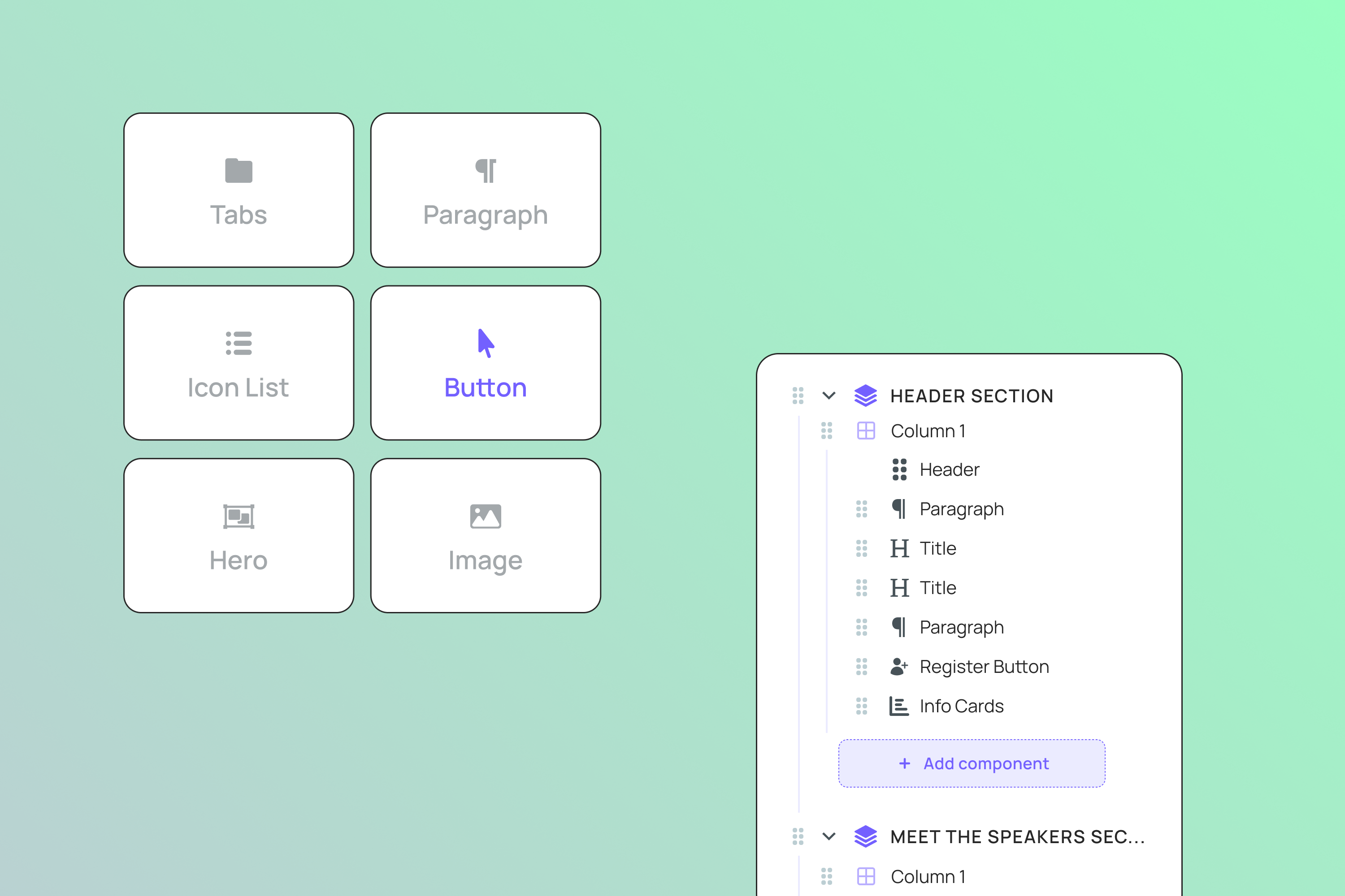Page Designer Components