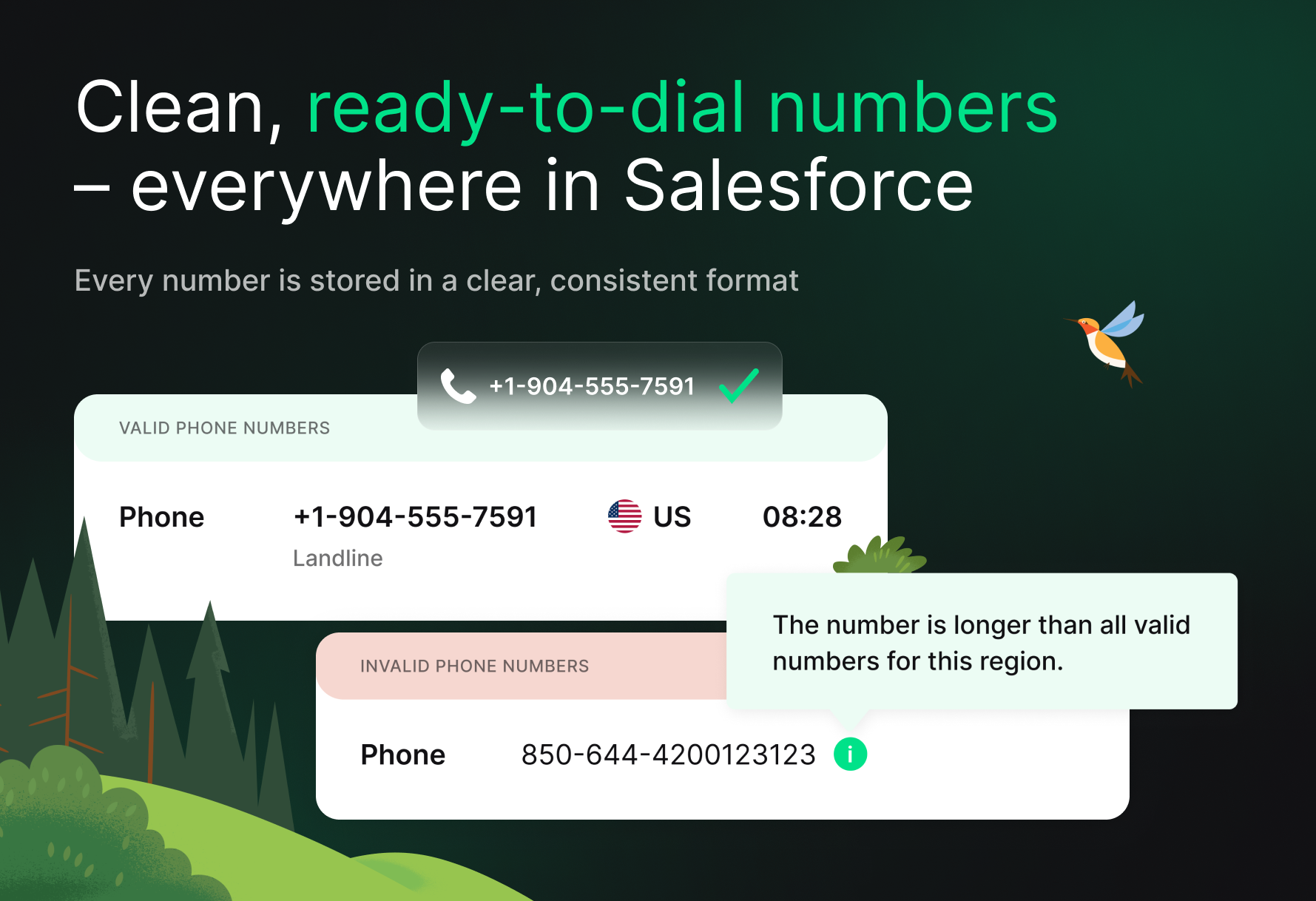 CheckMyNumber | example numbers & fast validity check