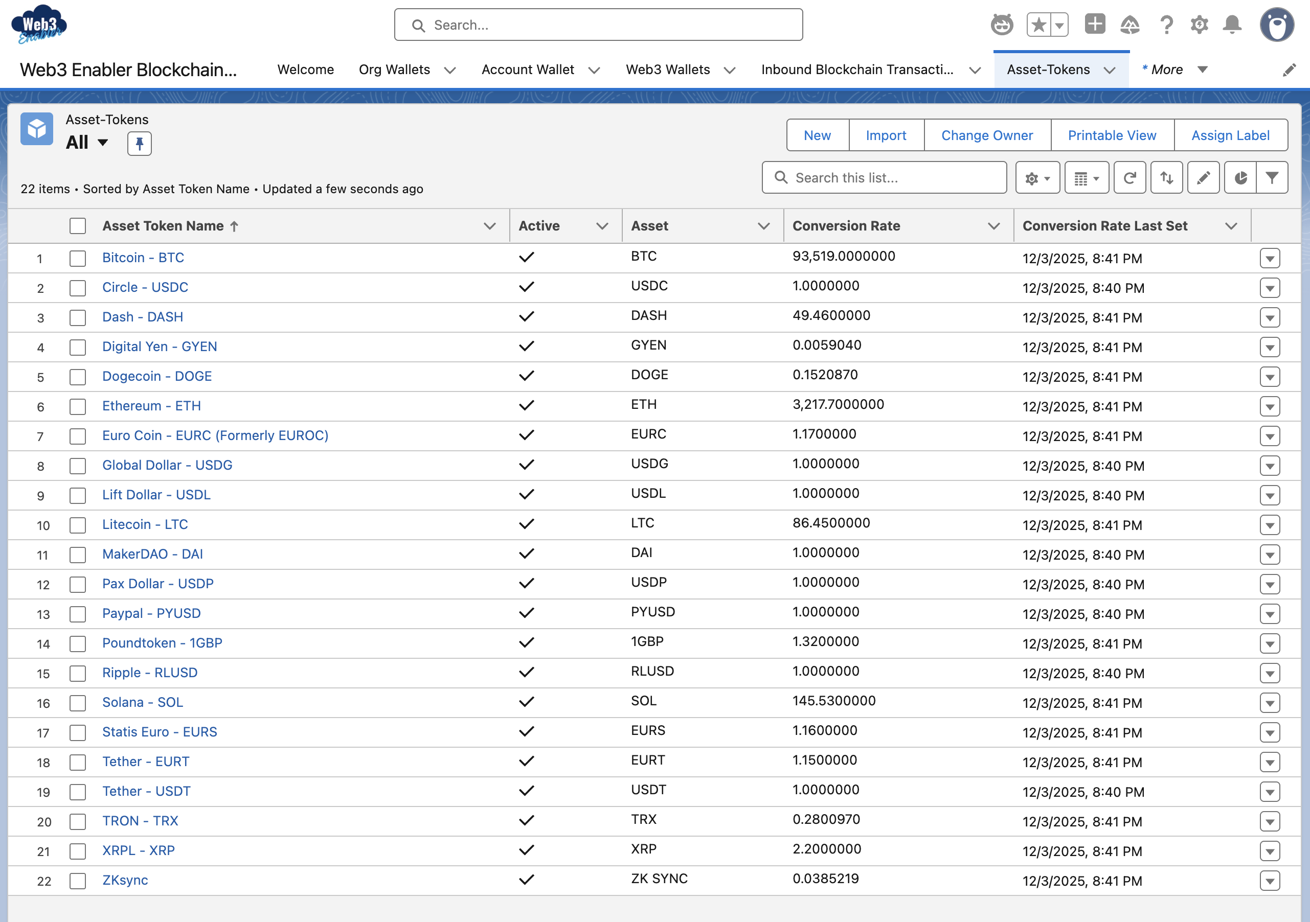 Send and Accept USDC, USDT, XRP, BTC in Salesforce | Salesforce AppExchange