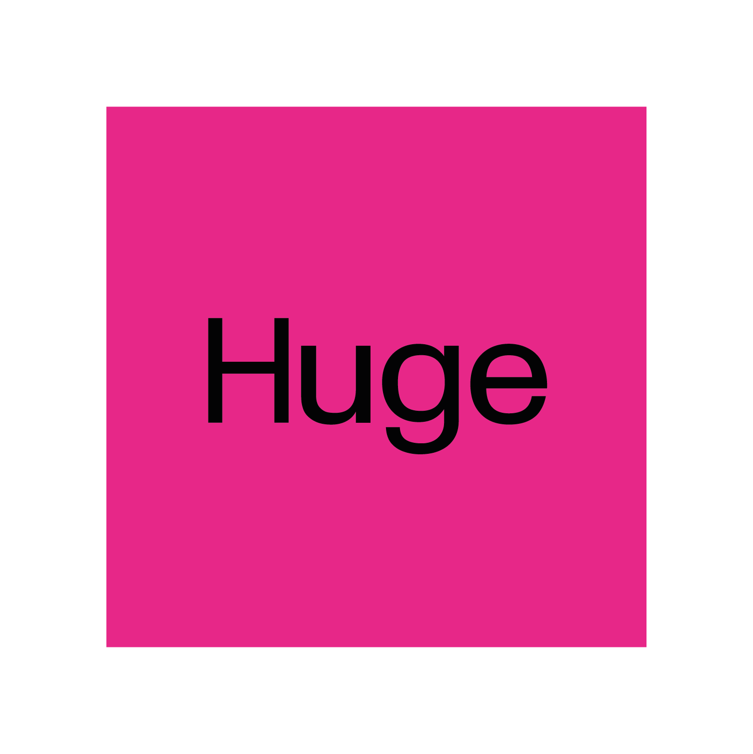 Huge logo