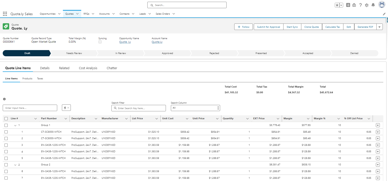 Quote.ly: AI-Powered Quoting & Pricing Platform for VARS and MSPs | Salesforce AgentExchange screenshot 5