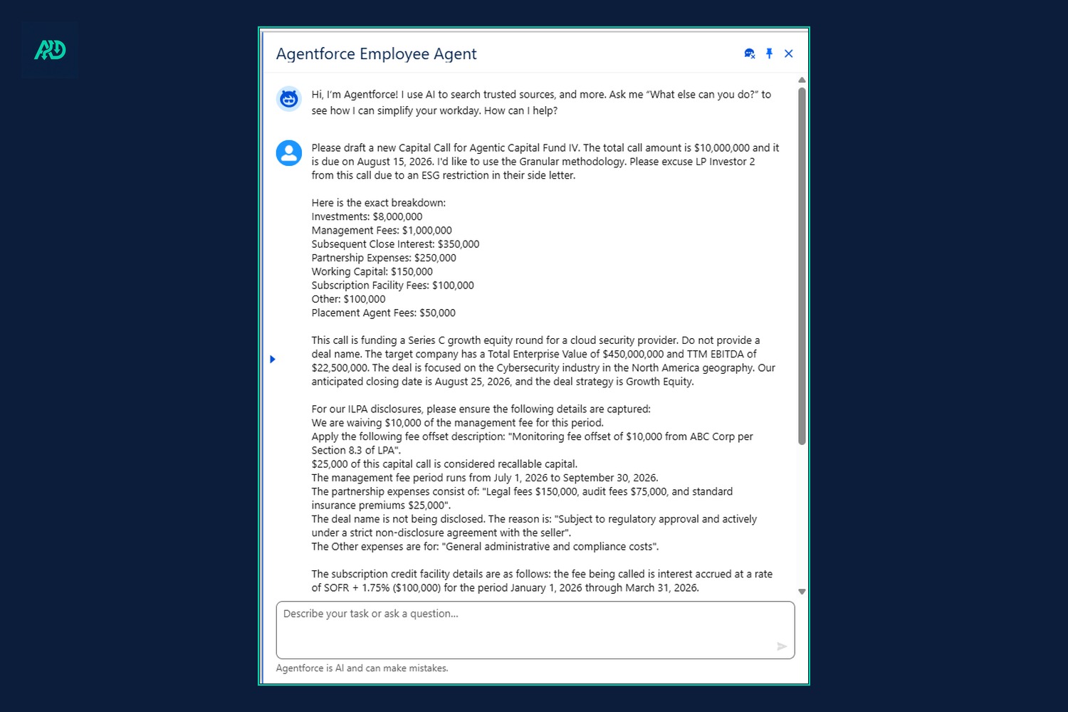 Capital Call Automation for PE & VC | ILPA Compliance | Salesforce AgentExchange screenshot 4