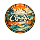 Cloudy in California logo