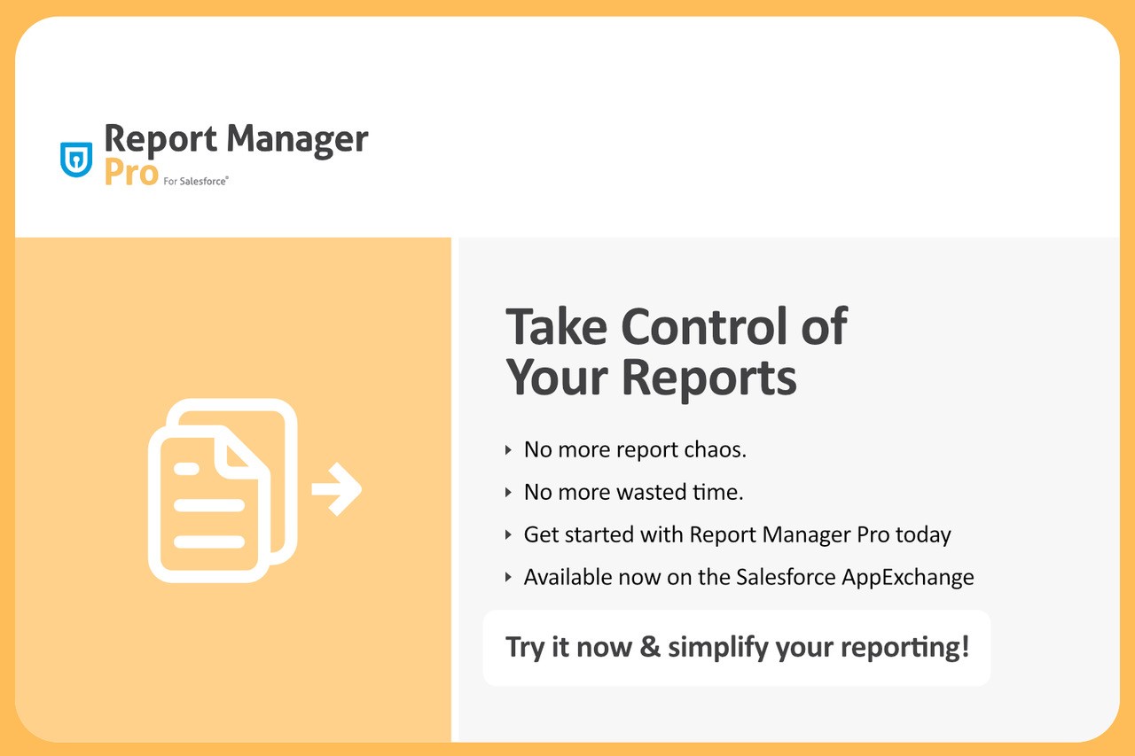 Take Control of Your Reports