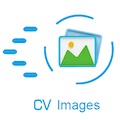 CV Images View, upload, manage images, pictures, photos icon
