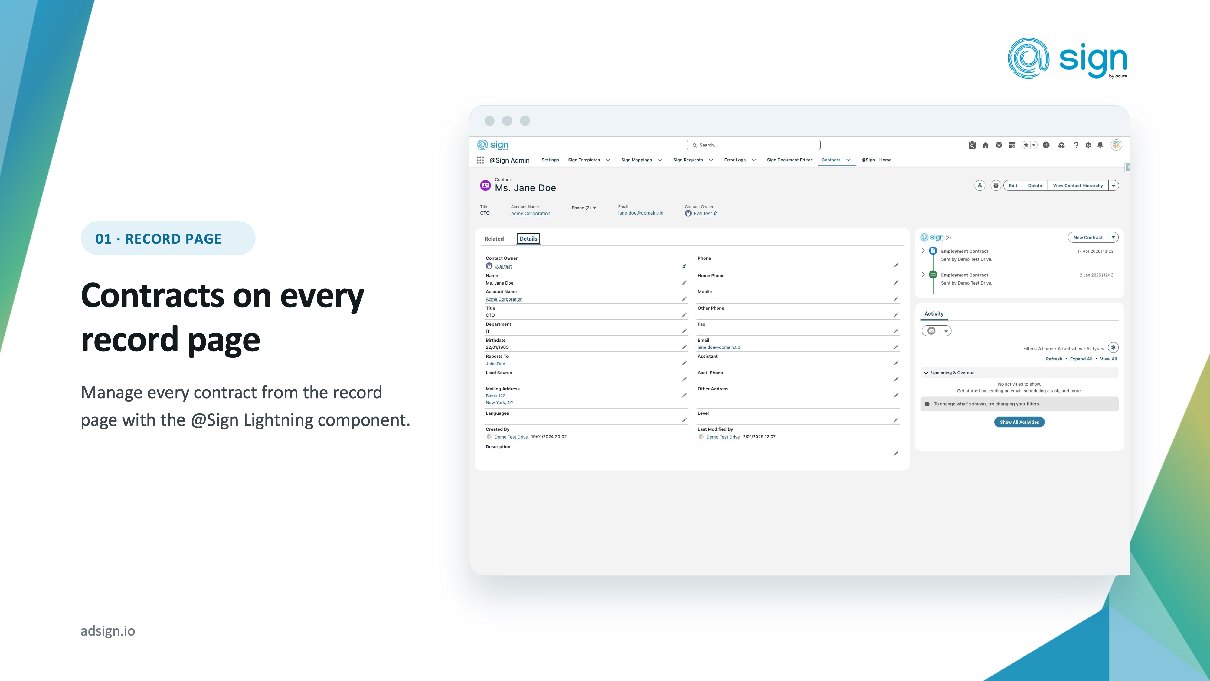 Zoho Sign E-Signatures, Document Generation & Forms for Salesforce | Salesforce AgentExchange screenshot 8