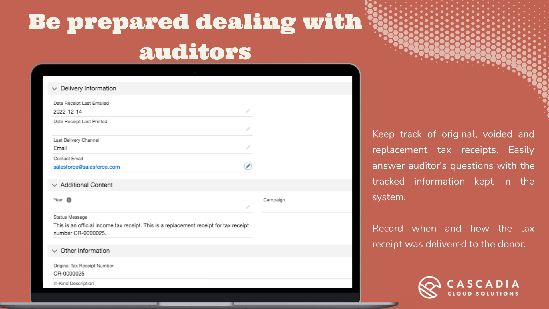 Salesforce Nonprofit Donation Tax Receipts and Acknowledgements for AFNP fka NPC | Streamlined Tax Compliance | Salesforce AgentExchange screenshot 8