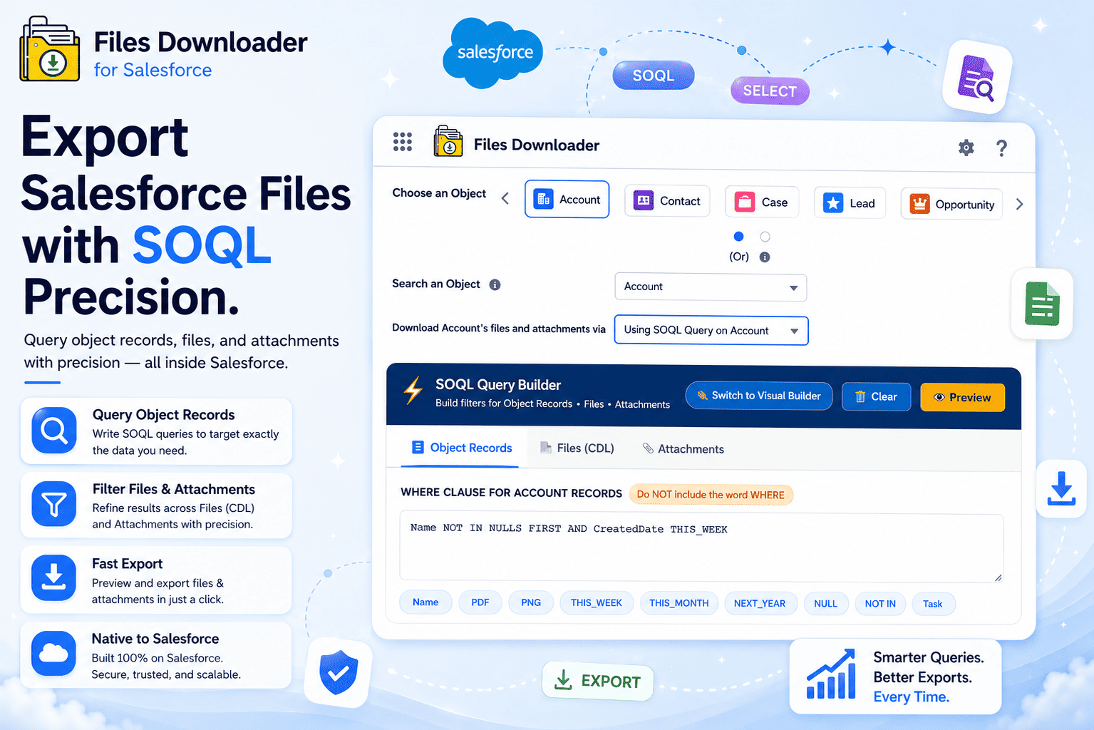 Export Mass Files & Attachments from Salesforce Using SOQL Query Precision