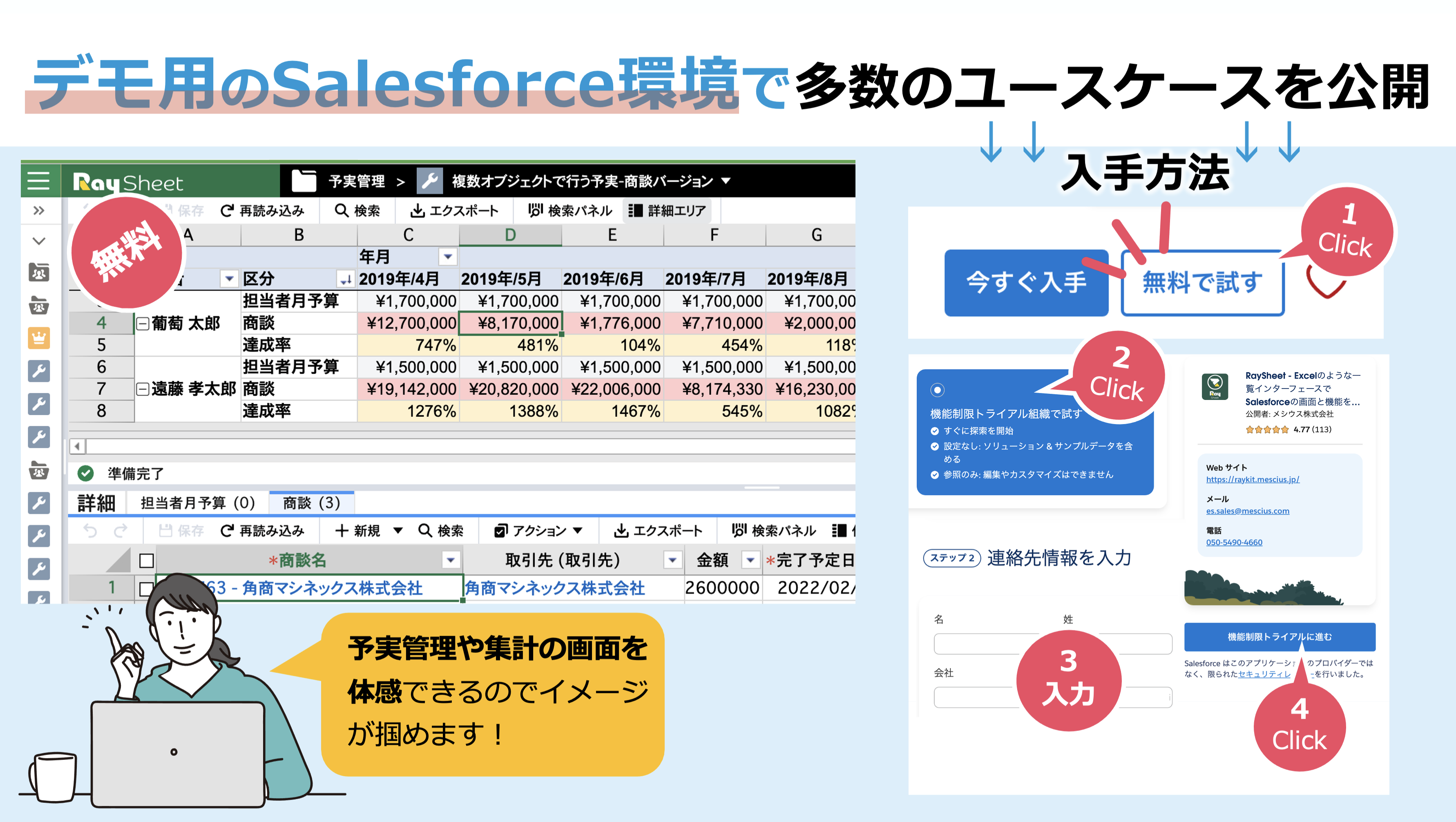 RaySheet - Excelのような一覧インターフェースでSalesforceの