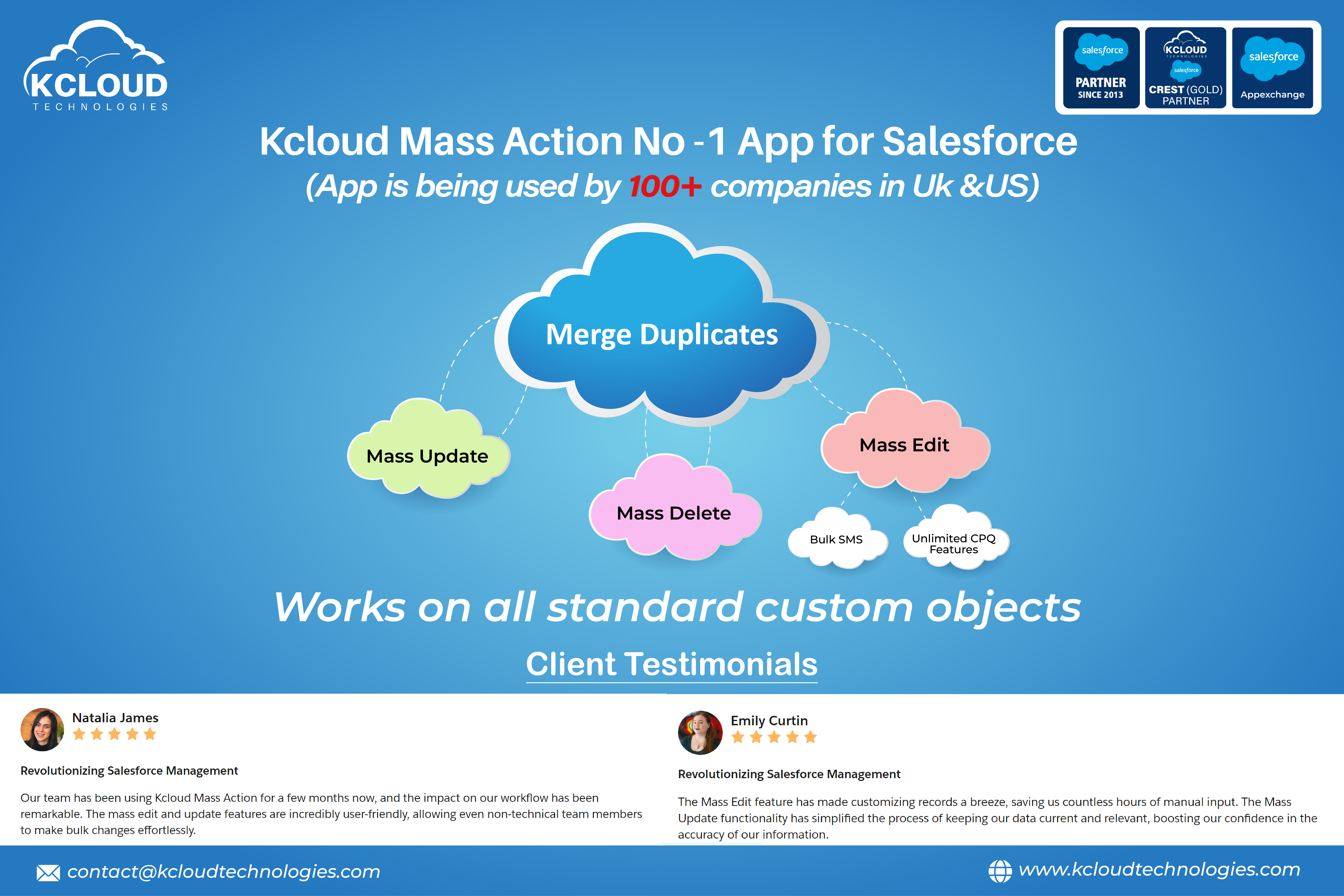 Kcloud Mass Actions - Mass Edit, Mass Delete, Mass Update