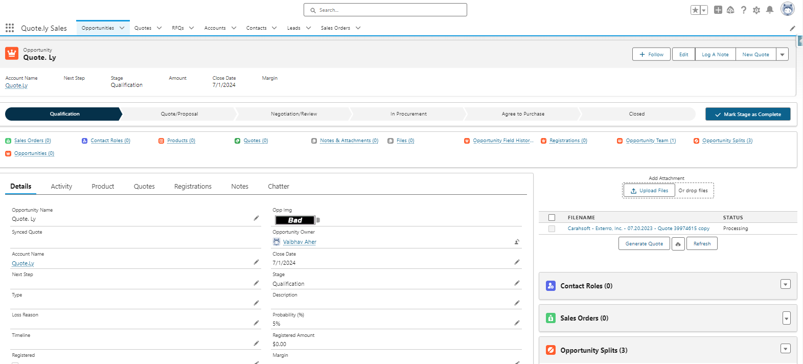 Quote.ly: AI-Powered Quoting & Pricing Platform for VARS and MSPs | Salesforce AgentExchange screenshot 3