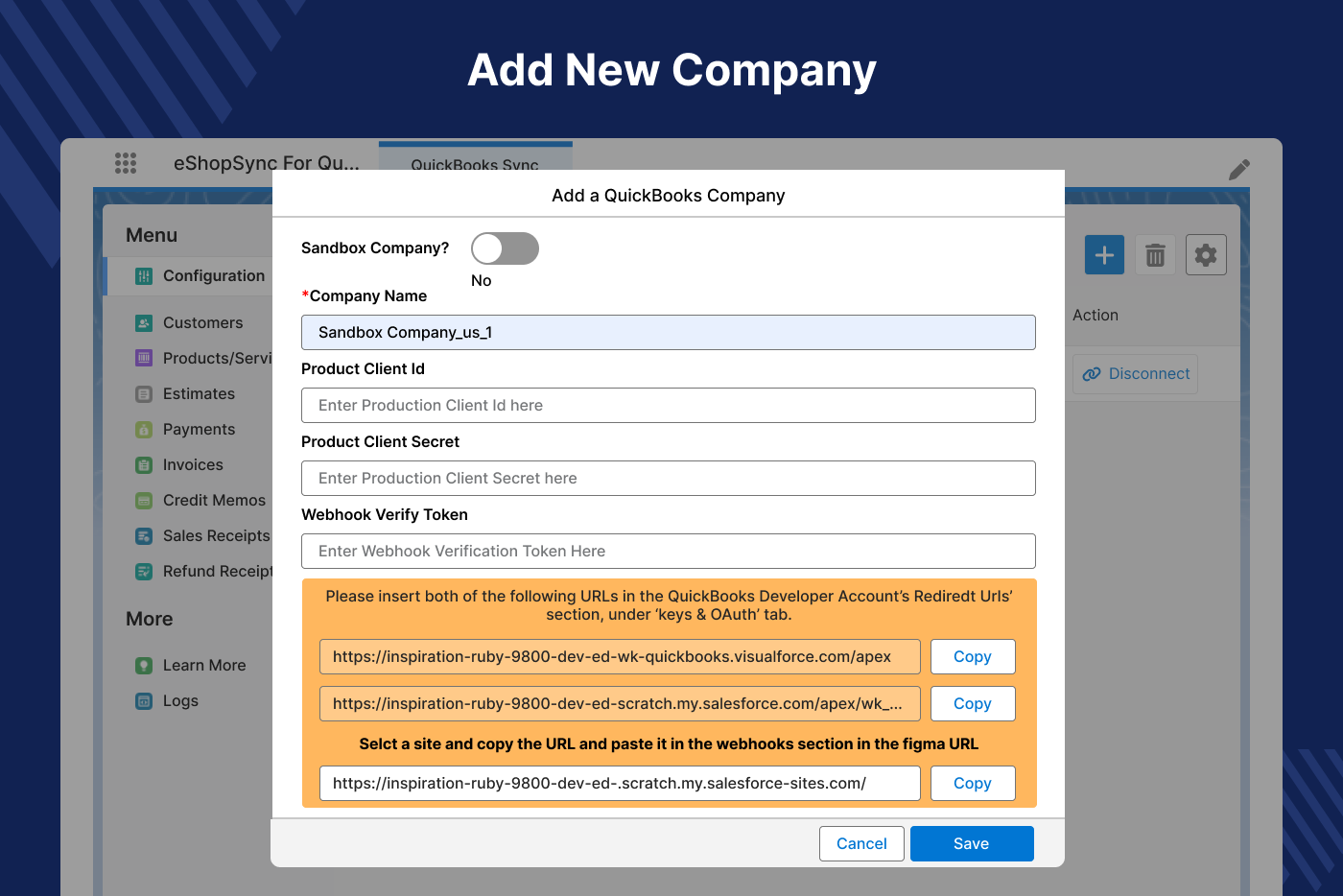 QuickBooks to Salesforce Integration