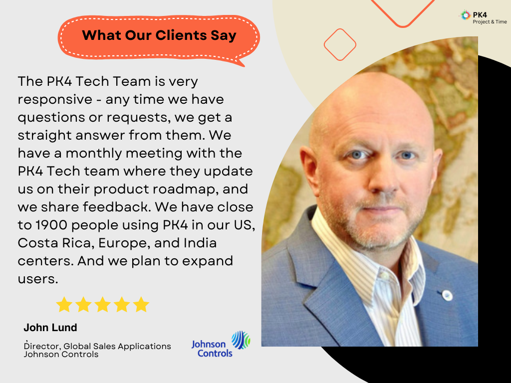PK4 Time Tracker: Customer Testimonials