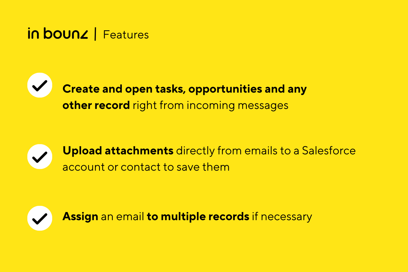 ...to assigning one email to multiple records - it's easy with in.bounz!