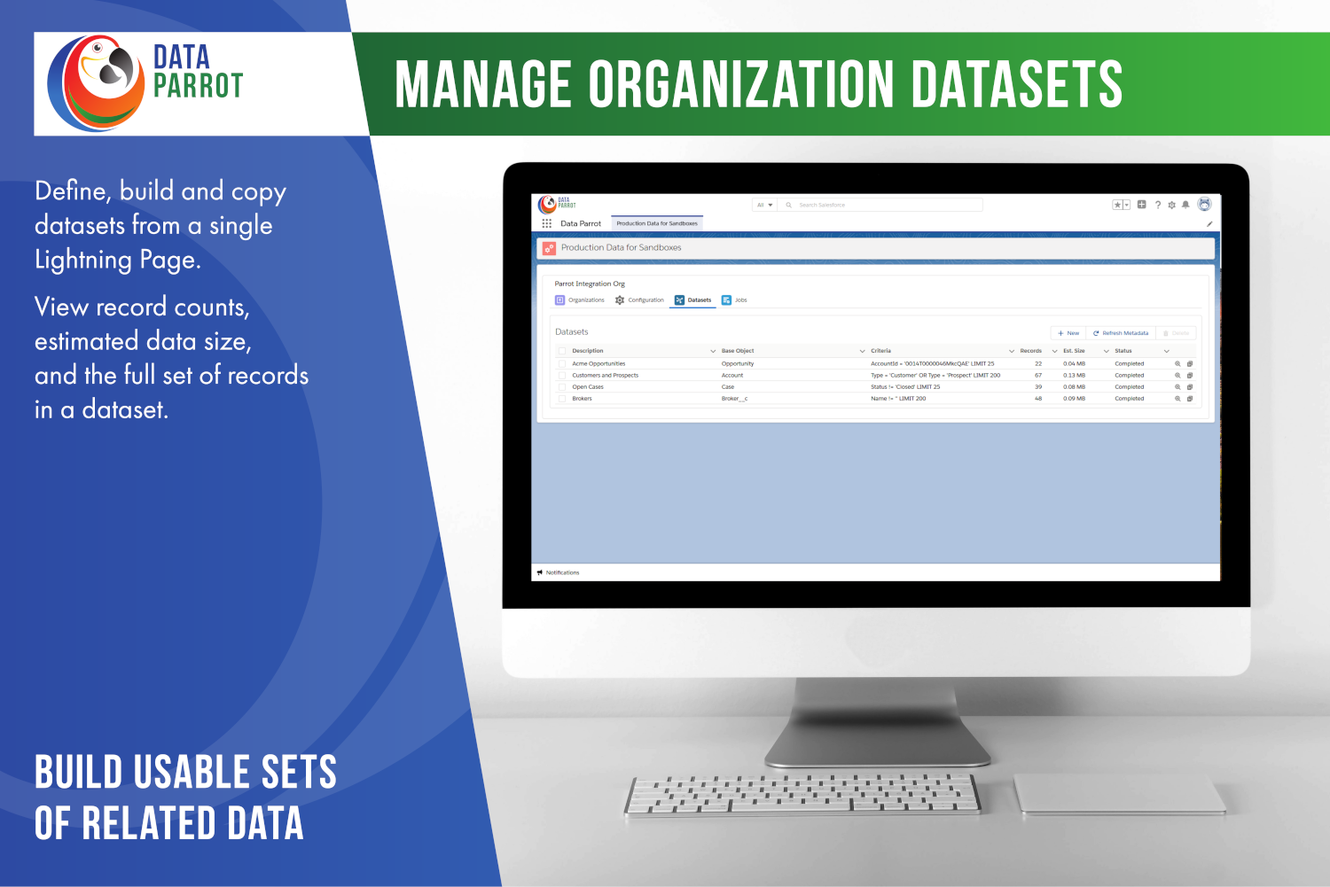 Build Usable Sets of Related Data