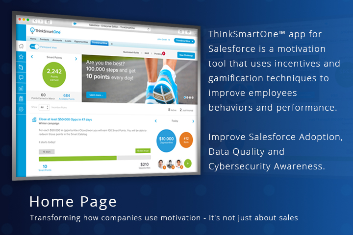 ThinkSmart: Boost Salesforce adoption, cybersecurity & more with incentives  - ThinkSmart - AppExchange