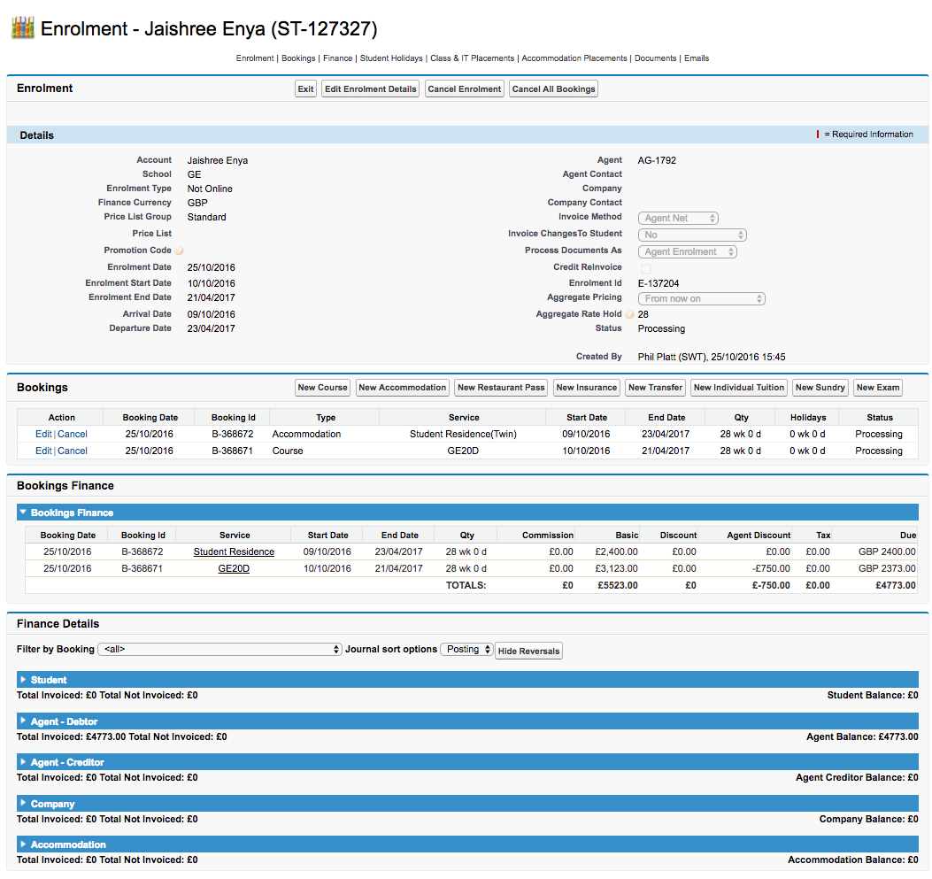 fast rule based enrolment for automated pricing invoicing and document ...