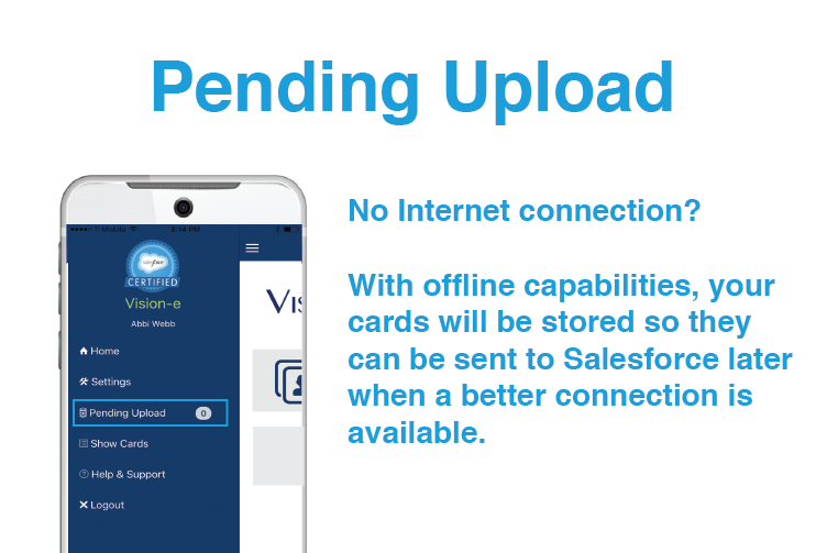 offline capabilities with pending upload