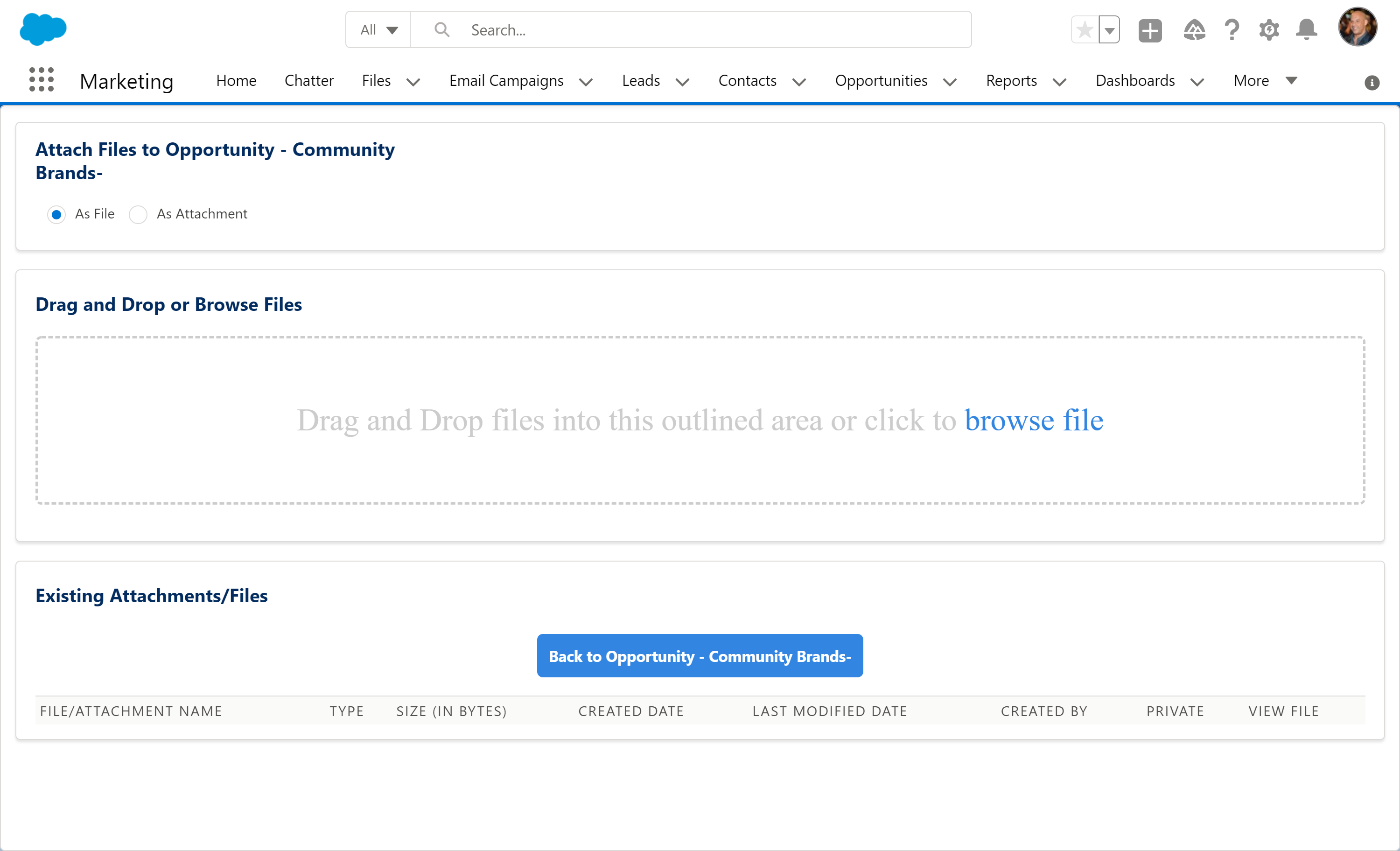 Drag, Drop, and Upload Salesforce Files