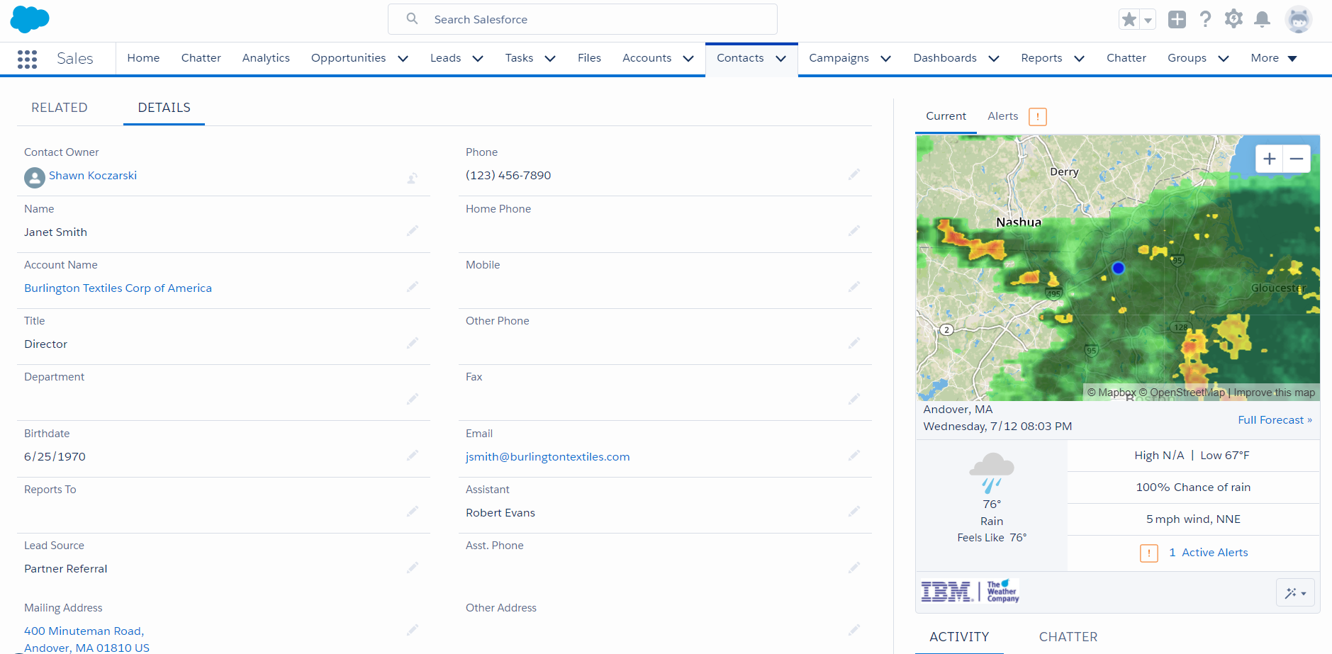 weather company weather focus