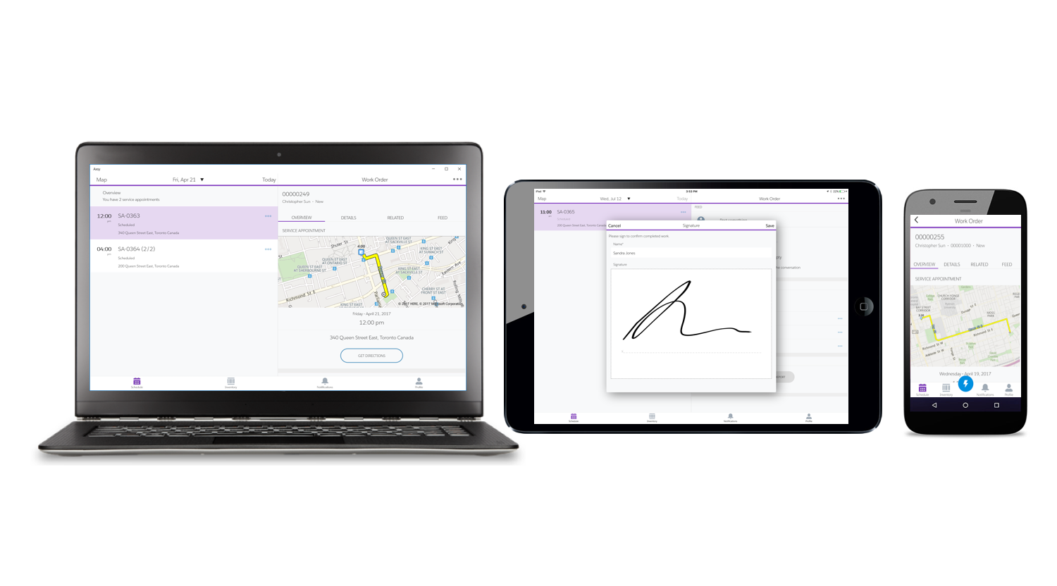 cross platform support brings the same intuitive mobile experience to