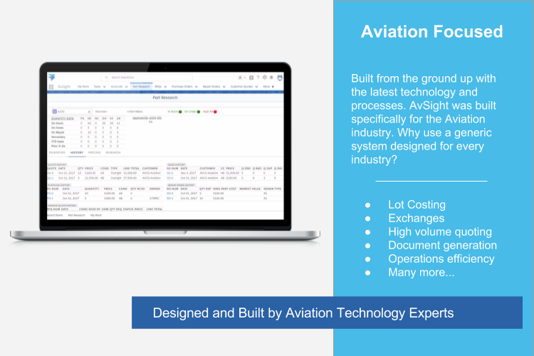 aviation focused designed and built by aviation technology experts