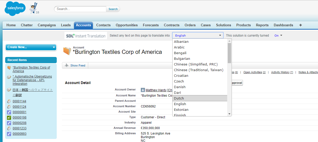 Sdl Instant Translation Sdl Appexchange