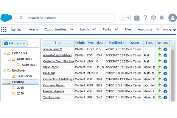Folderize Folder Structure For Salesforce Files And Attachments Native App Sharemethods Appexchange