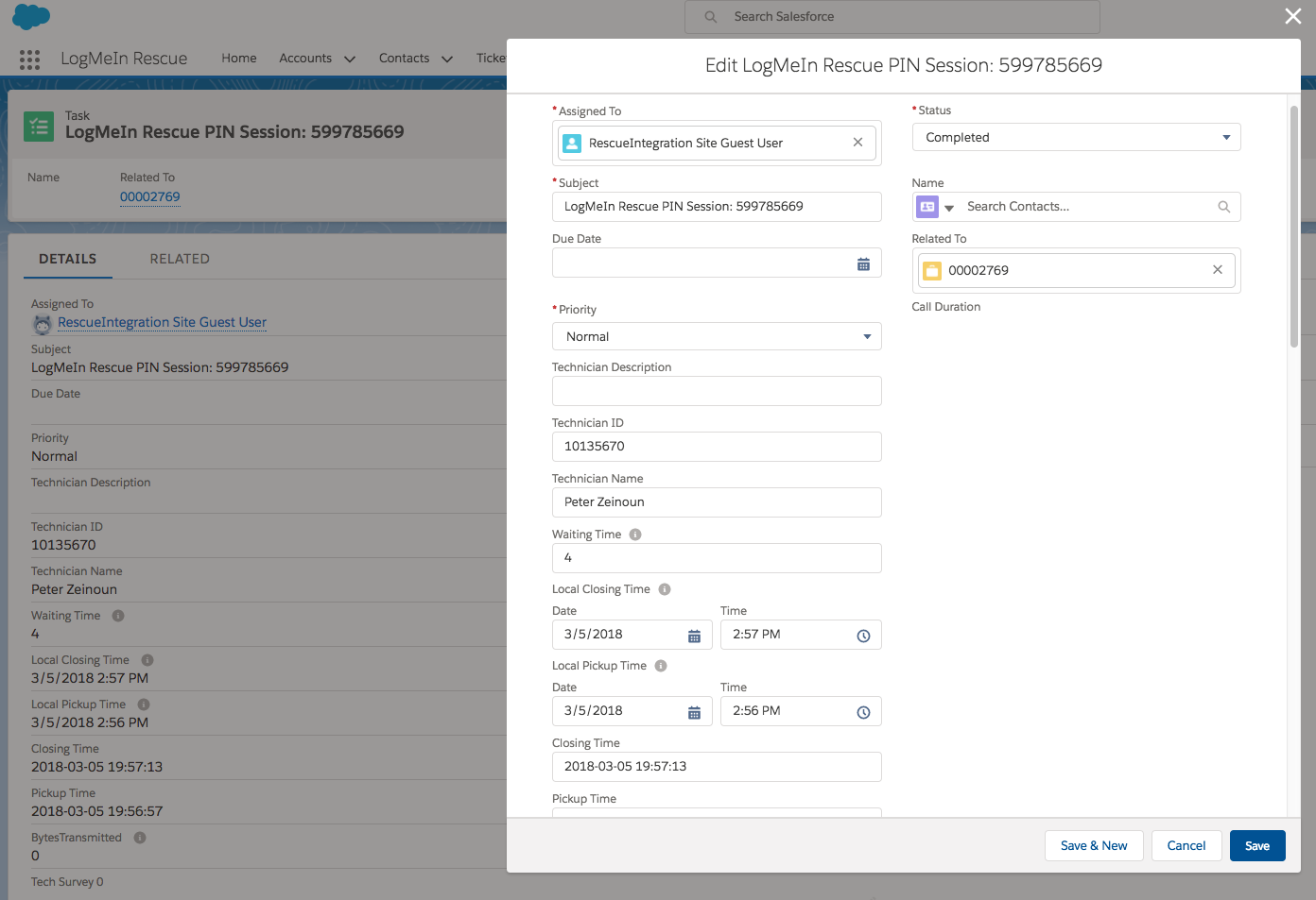LogMeIn Rescue Support for Salesforce - LogMeIn, Inc. - AppExchange