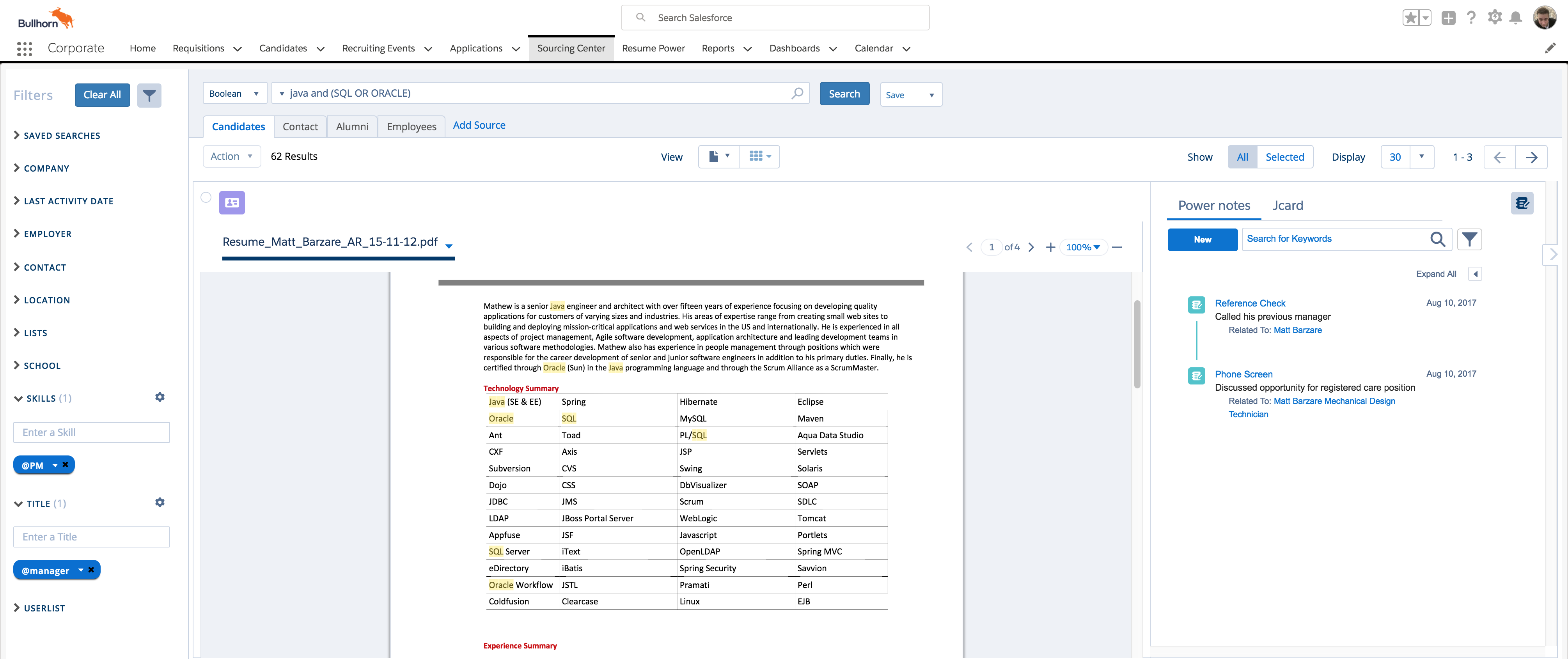 Bullhorn Jobscience Talent Acquisition Jobscience Appexchange