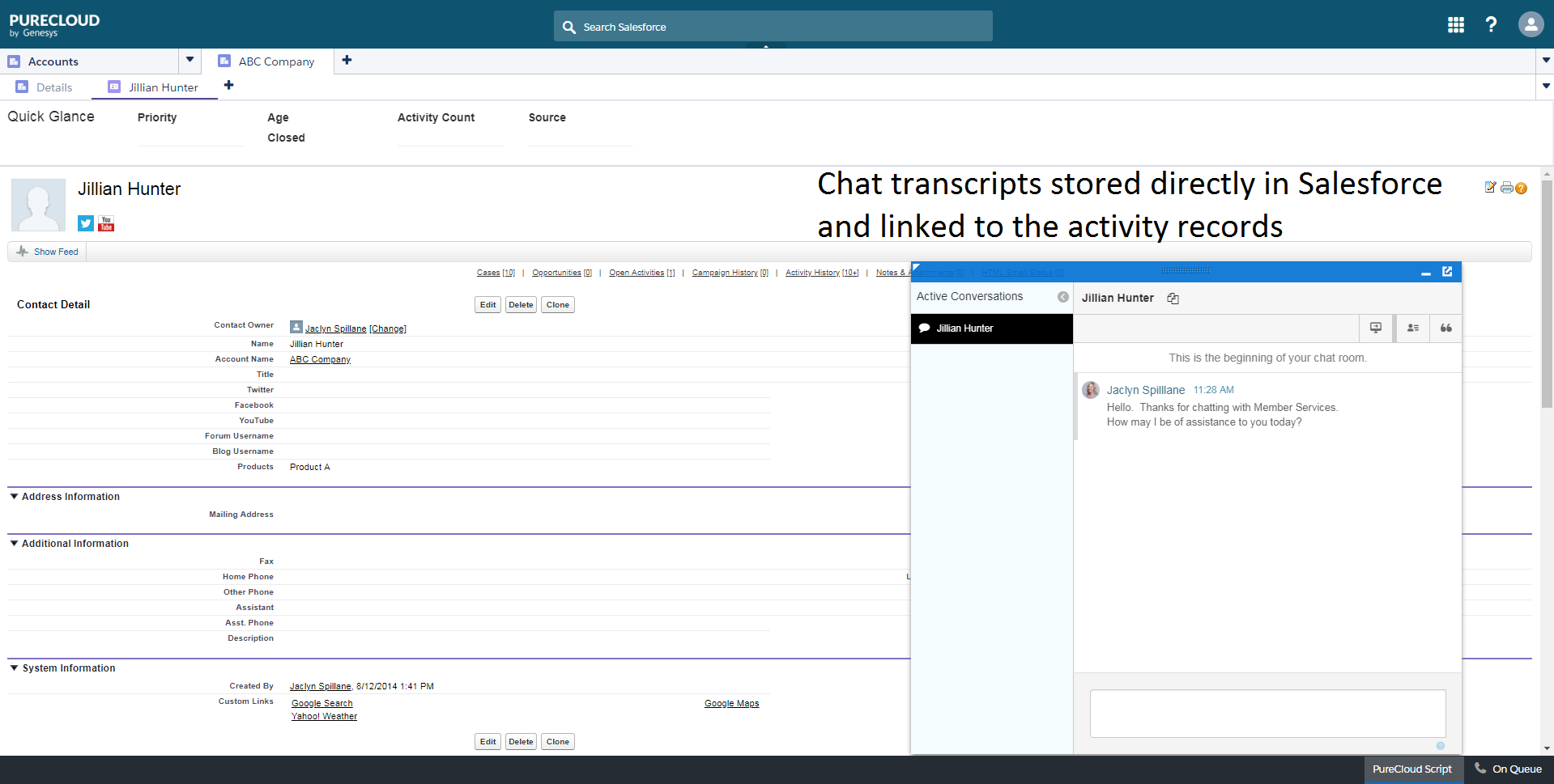 genesys cloud for salesforce