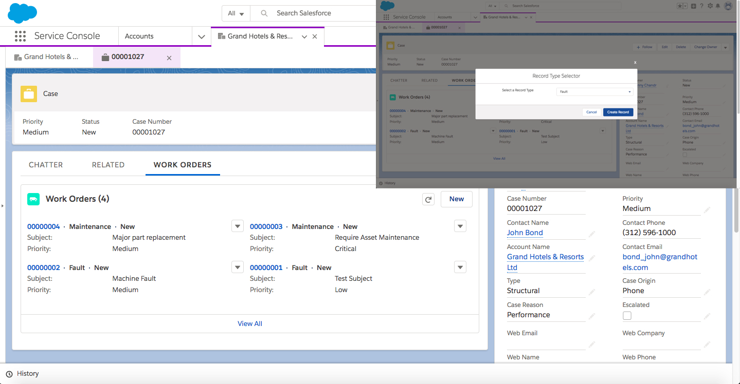 example new with record type