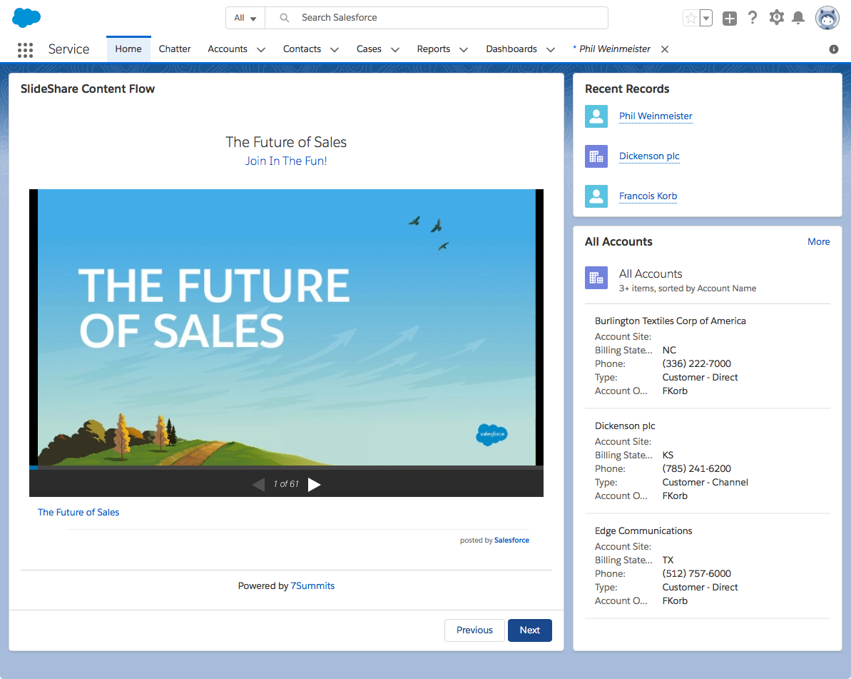 SlideShare Connector (Flow Action) - IBM - AppExchange