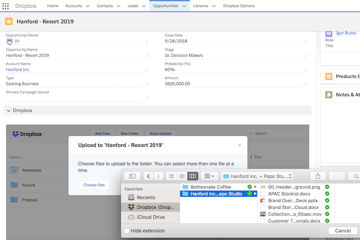 Dropbox ownership deals