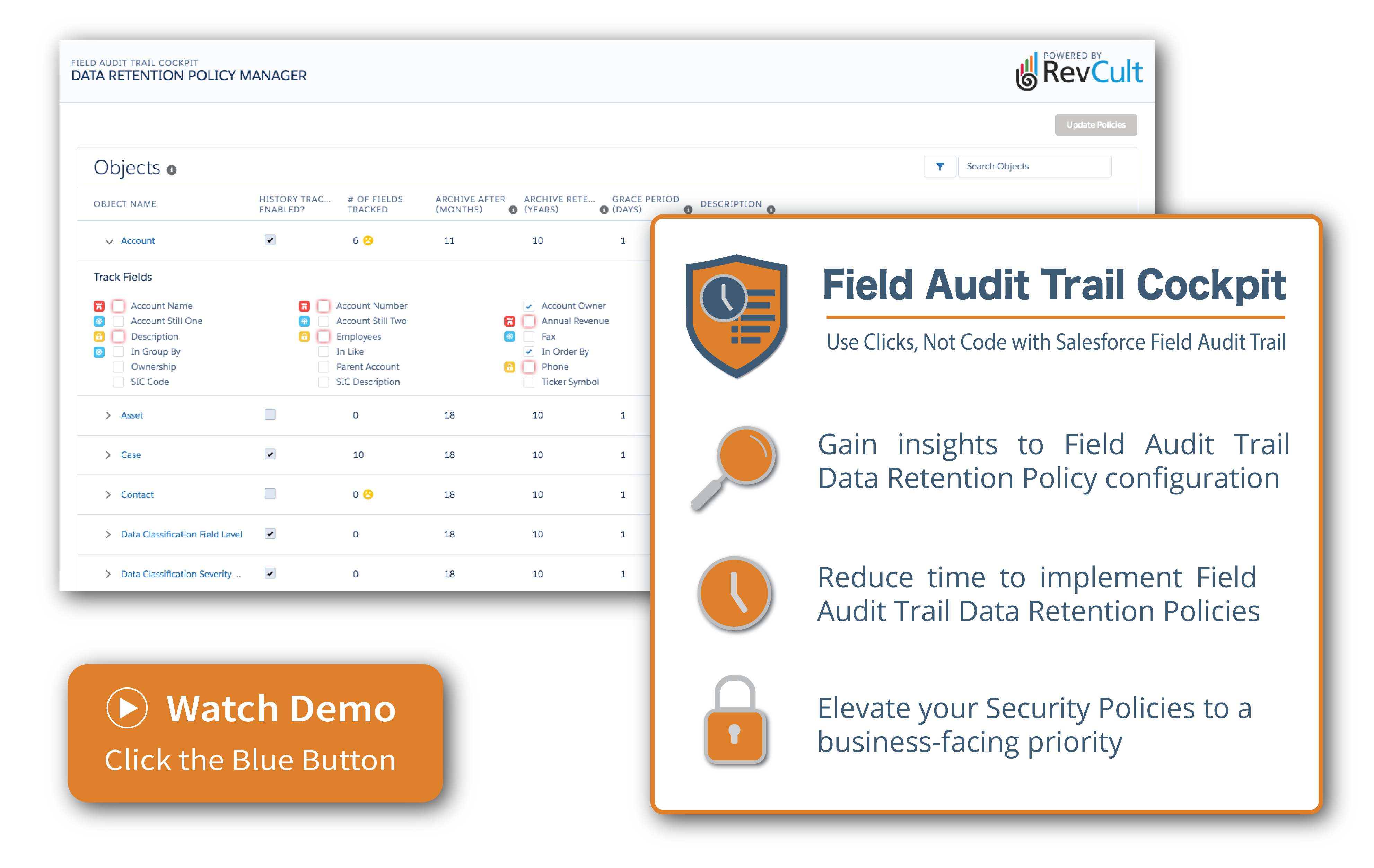 logo field audit trail cockpit user interface for salesforce field