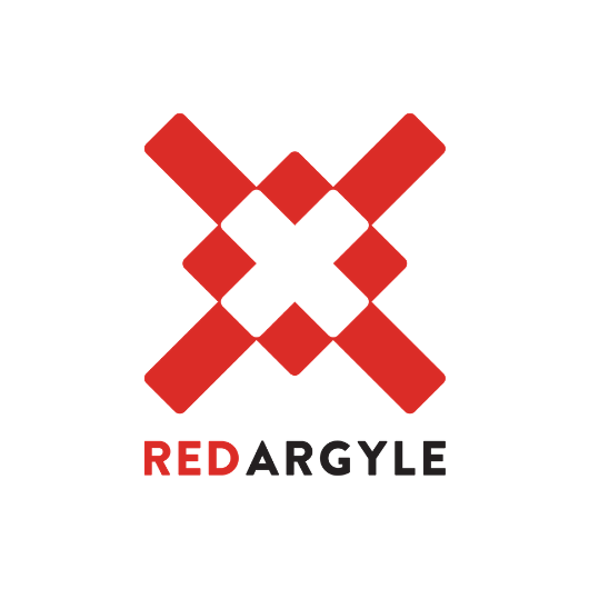 Red Argyle logo